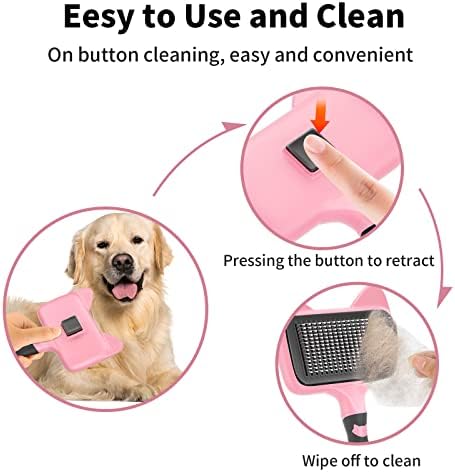 Glendan Dog Brush & Cat Brush, Brush de limpeza autoco