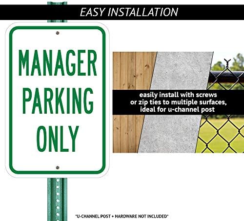 15 minutos de estacionamento - Estacionamento da loja da UPS | 12 x 18 Balanço de alumínio pesado Sinal de estacionamento à prova de ferrugem | Proteja seu negócio e município | Feito nos Estados Unidos