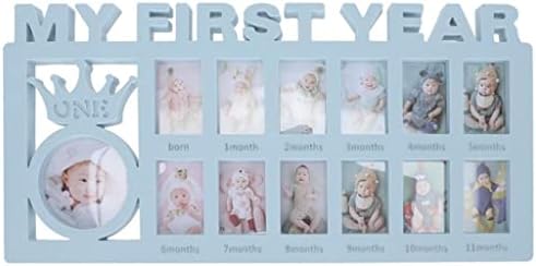 ZYJBM 1PC Infant Primeiro ano quadro de imagem de 12 meses quadro de imagem