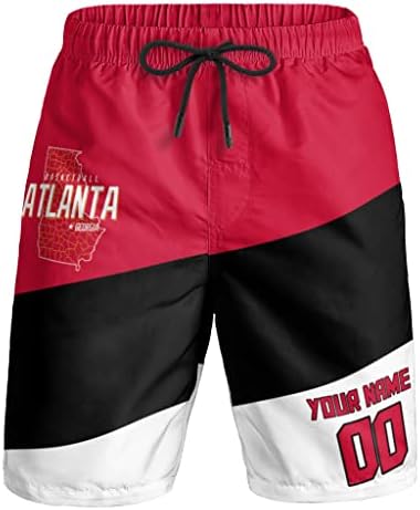 Presentes de shorts masculinos personalizados para homens Casual Cidade dos jovens fãs esportes shorts de praia Adicionar