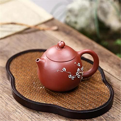 Argila roxa wionc, bule de zisha, conjunto de chá, conjunto de bebida, dahongpao ameixa -blossom dragon ovo, drinques, teaware, terno de chá verde