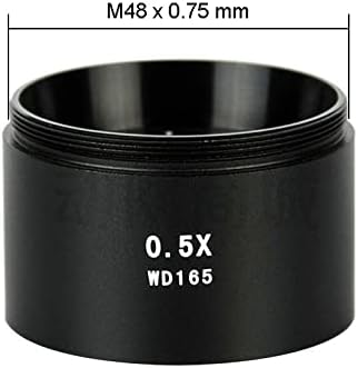Kit de acessórios para microscópio para adultos microscópio estéreo 0,3x 0,5x 0,75x lentes de redução de laboratório consumíveis