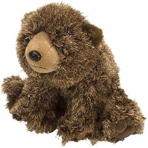 República selvagem Urso marrom macio, animal de pelúcia, brinquedo de pelúcia, presentes para crianças, cuddlekins 8 polegadas