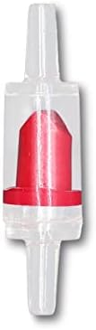 Válvula de retenção da bomba de ar do tanque de peixe XJHOMA de uma maneira que não é de retorno de tubulação de avião [Red 4mm, 5 mm,
