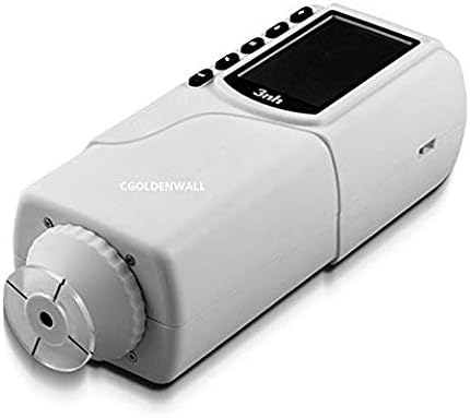 CGOLDENWALL NR145 Testador de cor portátil ColoriTer Digital Analisador de cores Medição Dispositivo do espectrofotômetro Diferença de cor Medidor de diferença de cor 45 °/0 ° ângulo de visualização com calibre 8mm