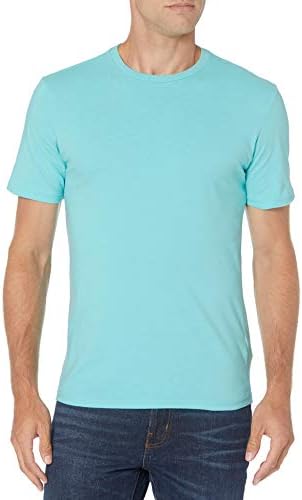 Essentials Men Slim-Fit Short-Mingeve Crewneck T-shirt, pacote de 2