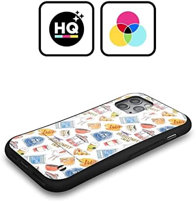 Projetos de capa principal licenciados oficialmente Gilmore Girls Icons Graphics Hybrid Case compatível com Apple iPhone