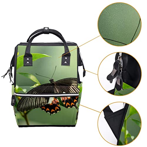 Bolsas de fraldas de borboleta coloridas Mochila Múmia Mochila Grande Capacidade Bolsa de Enfermagem Bolsa de Viagem para Cuidados para o bebê