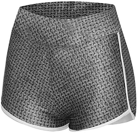 Alta cintura Levantamento de mototeador feminino Butt shorts v curto de cintura ioga shorts de ioga de cintura alta para mulheres