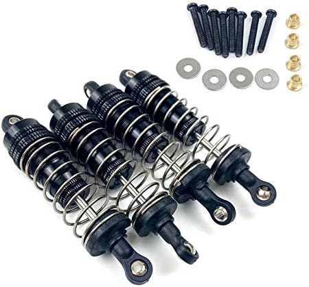 s17dp4 4pcs amortecedor de amortecedor de metal para mn86k mn86ks mn86 1/12 rc upgrade de carro