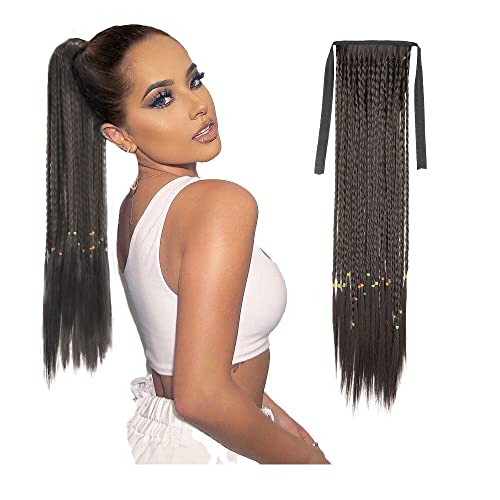Extensões de cabelo para rotação da caixa Parahair, 100g de tranças de trança francesa marrom escuro e marrom escuro tranças naturais de tranças sintéticas para mulheres e meninas