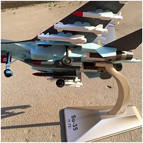 Modelos de aeronaves 1/72 liga fundida liga ajustada para caça sukhoi su-35 Força Aérea Militar SU 35 Coleção de aviões Display