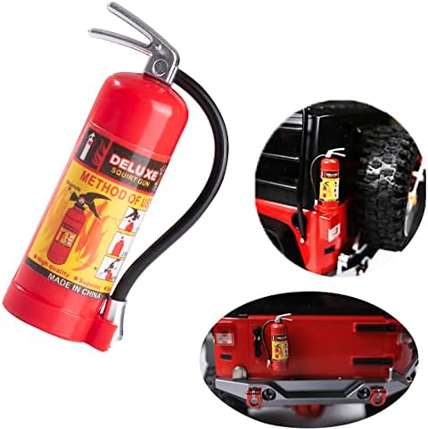 Kiimos 1/10 decorações de decoração RC Extintor de incêndio, acessórios de carro RC compatíveis com traxxas trx4 trx6 axial