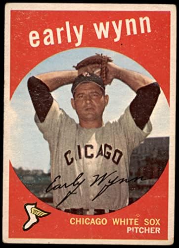 1959 Topps # 260 Early Wynn Chicago White Sox GD+ White Sox