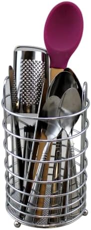 Talheres de cozinha confiáveis ​​utensílios de utensílios de malha de malha de malha de fundo prateado acabamento cromado prateado