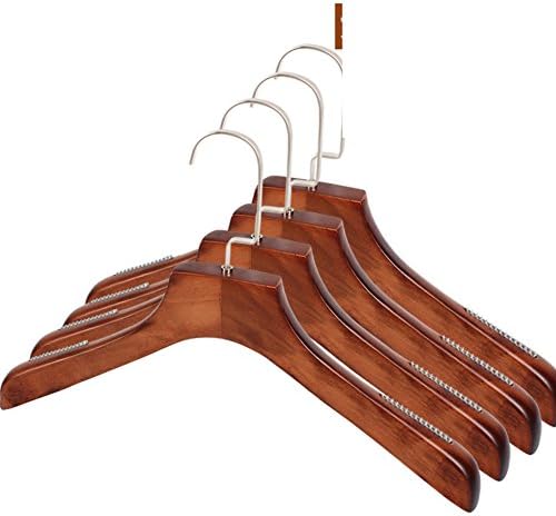 Yumuo Log Rack de madeira sólida não deslize roupas sem costura de roupas de secagem para uso doméstico de uso doméstico-f