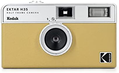 Kodak Ektar H35 Câmera de filme de meia estrutura, 35 mm, reutilizável, sem foco, leve, fácil de usar