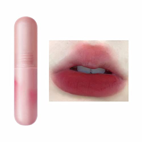 Pacote de brilho labial transparente xiahium para adolescentes bullet de cor pequena cor pequena cor ovo lábio de argila