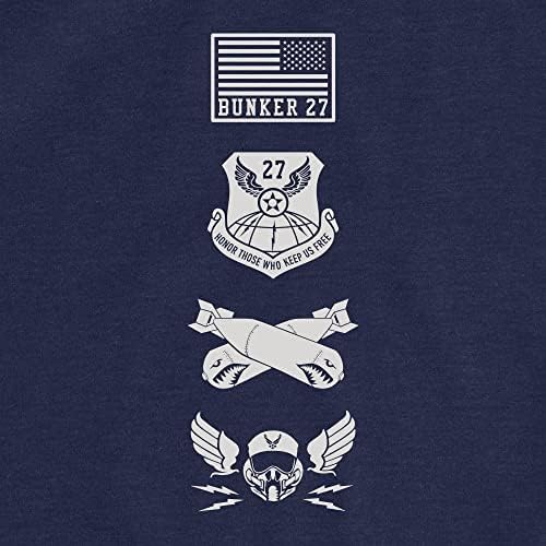 Bunker 27 - capuz oficial da Força Aérea dos EUA, moletom