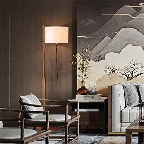 Ylyajy japonês lâmpada de piso hotel villa lâmpada de mesa de piso simples sofá lateral tridimensional
