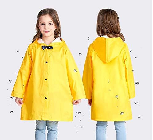 Yiluweinir Kids Capa de chuva com arcos garoto menino capa impermeável capa de chuva de chuva ao ar livre de 2 a 10 com bolsa