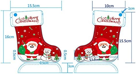 Decorações de Natal Carreiras de Natal personalizadas Decorações de Natal Ornamentos 1pc Socks de Natal Botas de stand-up Boots