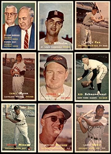 1957 Topps Baseball Complete Set - Premier NM+