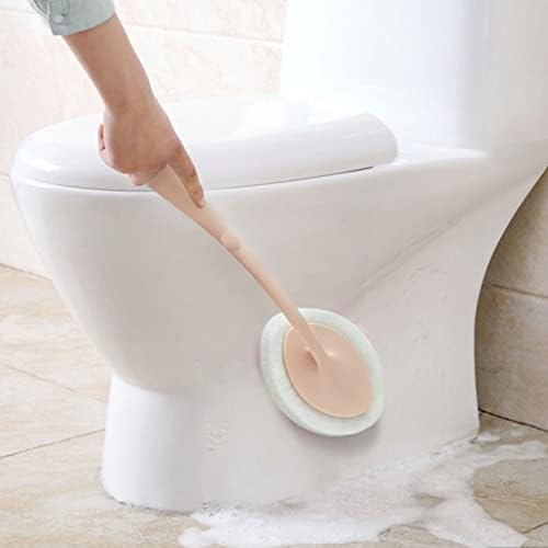 Escova de vaso sanitário montada na parede plástico tigela de tigela de limpeza de escova de escova de escova de cabeça substituível escova de cabeça de vaso sanitário tigela