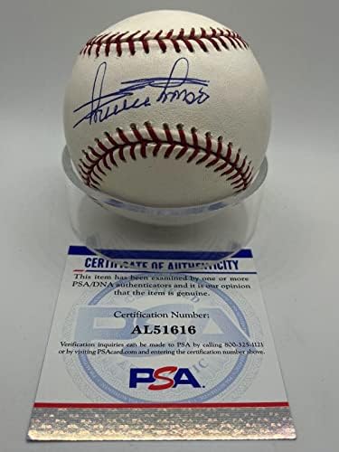 Minnie Minoso Indians White Sox assinou autógrafo OMLB Baseball PSA DNA *16 - Bolalls autografados