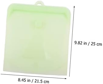 Zerodeko 12 PCs Silicone Storage Bag recipientes para recipientes de sanduíche de geladeira para recipientes de silicone