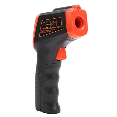 FTVogue Medição de temperatura infravermelha Medição da pistola LCD Termômetro industrial sem termômetro de toque [vermelho], termômetros infravermelhos e a laser