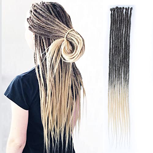 Fino 36 20 fios finos 0,6 cm de dreadlock extensões reggae hip-hop sintético Cabet Rochet Braiding Hair Extensions…