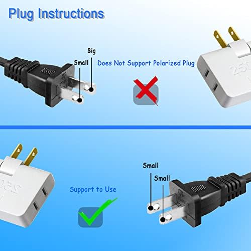 Adaptador de extensor de saída rotativo de 3 em 1, adaptador CA giratório dobrável dobrável de 2 pinos, Design Slim 2500W Plugue