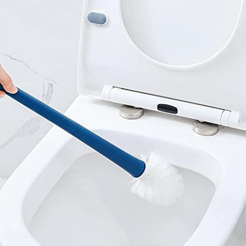 Escova de vaso sanitário escova de vaso sanitário suporte para casa montada na parede limpeza escova de banheiro de limpeza longa de limpeza
