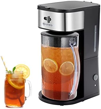 Litifo Iced Tea Maker e Iced Coffee Manker Brewing System com arremessador de 2 litros, seletor de força deslizante para personalização