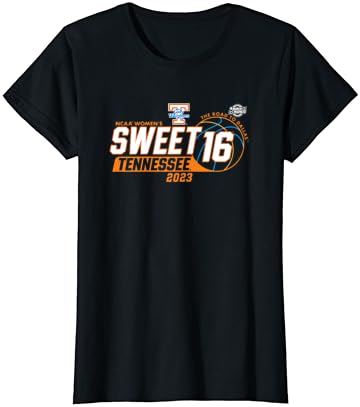 Tennessee Voluntários Sweet 16 2023 T-shirt de basquete feminino