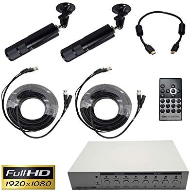 Câmera CCTV Pros SYS-VMB1 Múltipla Câmera HD CCTV Sistema de monitor de TV de vídeo ao vivo, HDMI