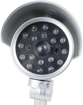 Aexit Dummy Electronic Security Looking Security Camera Red Light Light piscando a bateria AAA alimentada por bateria