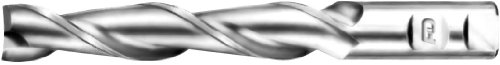 F&D Tool Company 17165-AT918 DOIS MOINHO DE FLUTE para alumínio, extremidade única, aço extra de alta velocidade, diâmetro do moinho de 1/2 , diâmetro geral de 1/2 de haste, comprimento de flauta de 3 , 5
