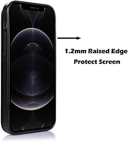 Caixa de couro Obbii Caixa de capa Compatível com iPhone 11 6.1 Suporte de cartão Slim Fit Sleeve com caça de proteção à prova de choque para iPhone 11 6.1
