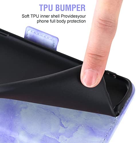 ASUWISH Compatível com T-Mobile Revvl 4 e temperado portador de tela de protetor de vidro Protetor de carteira de