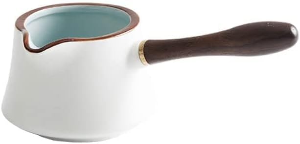 Bienka Cream Pitcher Pequeno leite xícara de cerâmica com alça de molho xícara de suco de cozinha restaurante de leite jarro jarro