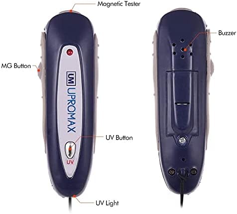 Mini 2 em 1 portátil Detector de dinheiro, UV Plus Light Magnetic Head Detector Detector Falsificação W/Chequeiro Detector de Contas