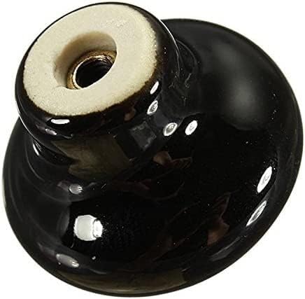 Maçaneta de botão, maçaneta de cerâmica de 32 mm 12pcs Manças de cerâmica Pulls para gaveta de armário de armário de armário de armário