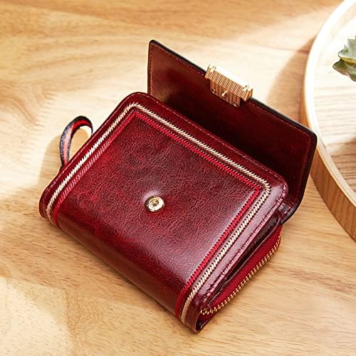 Scdzs Women Wallet Coin Pocket Pocket Zipper Small Purse Cards