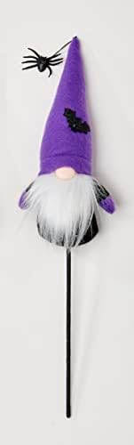 Worth Imports 9 Halloween Gnome em 7,5 Spider, conjunto de 4 escolhas, multicolor