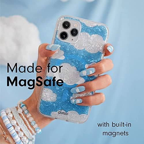 Sonix Glitter Day Dream Clouds Case + Maglink Charger para Magsafe iPhone 14 Pro Max