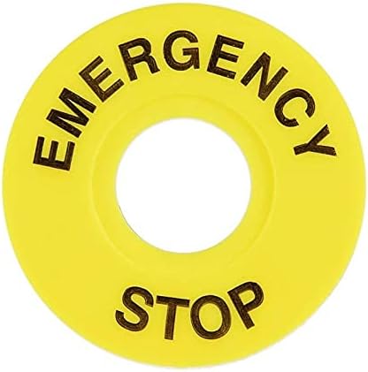 IENYU 22mm Cogumelo de trava de emergência interruptor de botão de emergência vermelho com tampa à prova d'água 1No 1NC