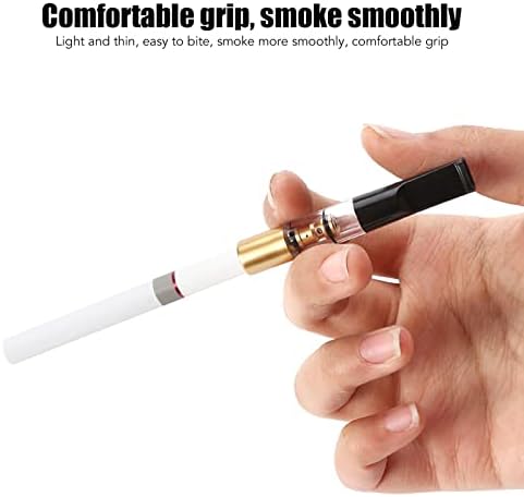 5pcs Filtro cigarro, portátil suportes de cigarro de filtro de alcatrão portátil de fumaça e adicionar estilo e sofisticação