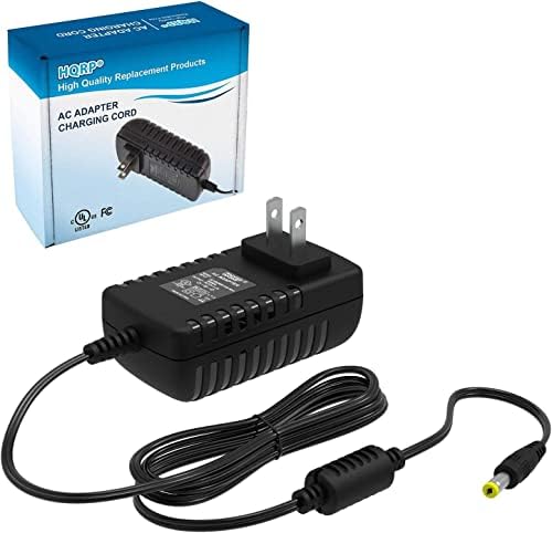 Adaptador AC HQRP Compatível com Horizon Fitness B600 RC30 RC40 B701 Cabo de alimentação de bicicleta [UL listado] + Adaptador